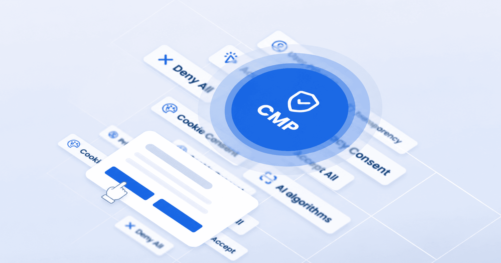 ConsentX cookie consent banner and CMP dashboard interface